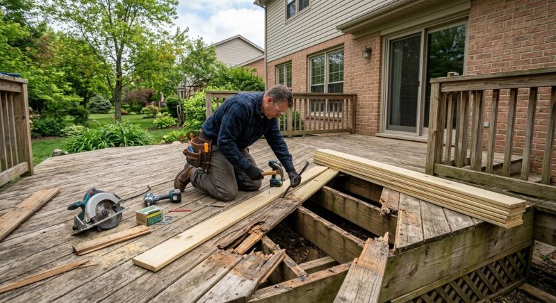 Deck Board Replacement in Seattle, WA